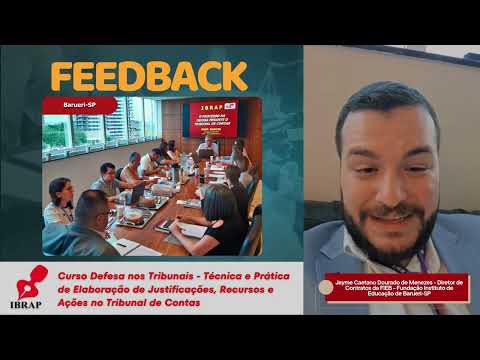 Depoimento – Curso sobre Defesa nos Tribunais –