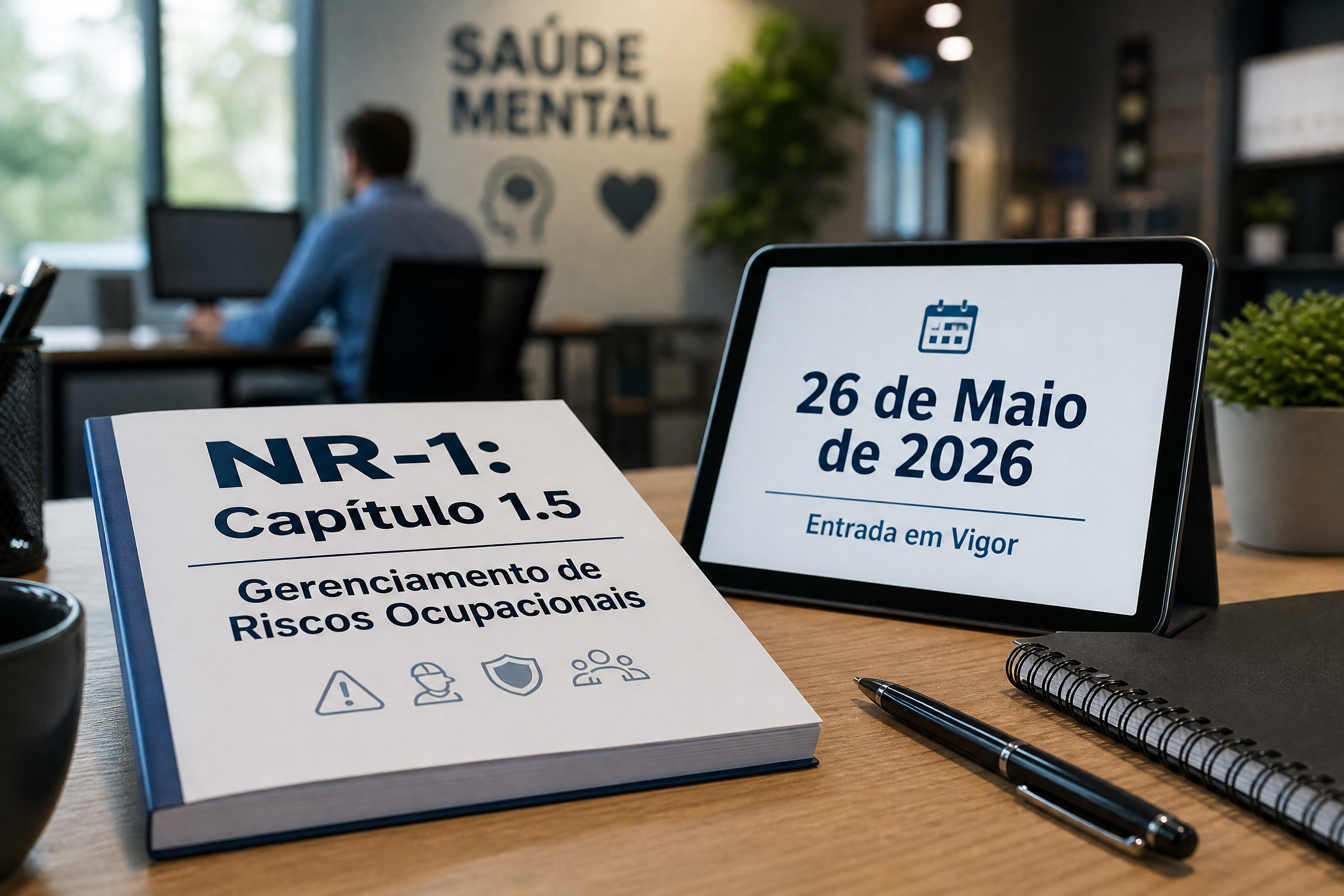Capítulo 1.5 da NR-1 entrou em vigor no dia 26 de maio de 2026